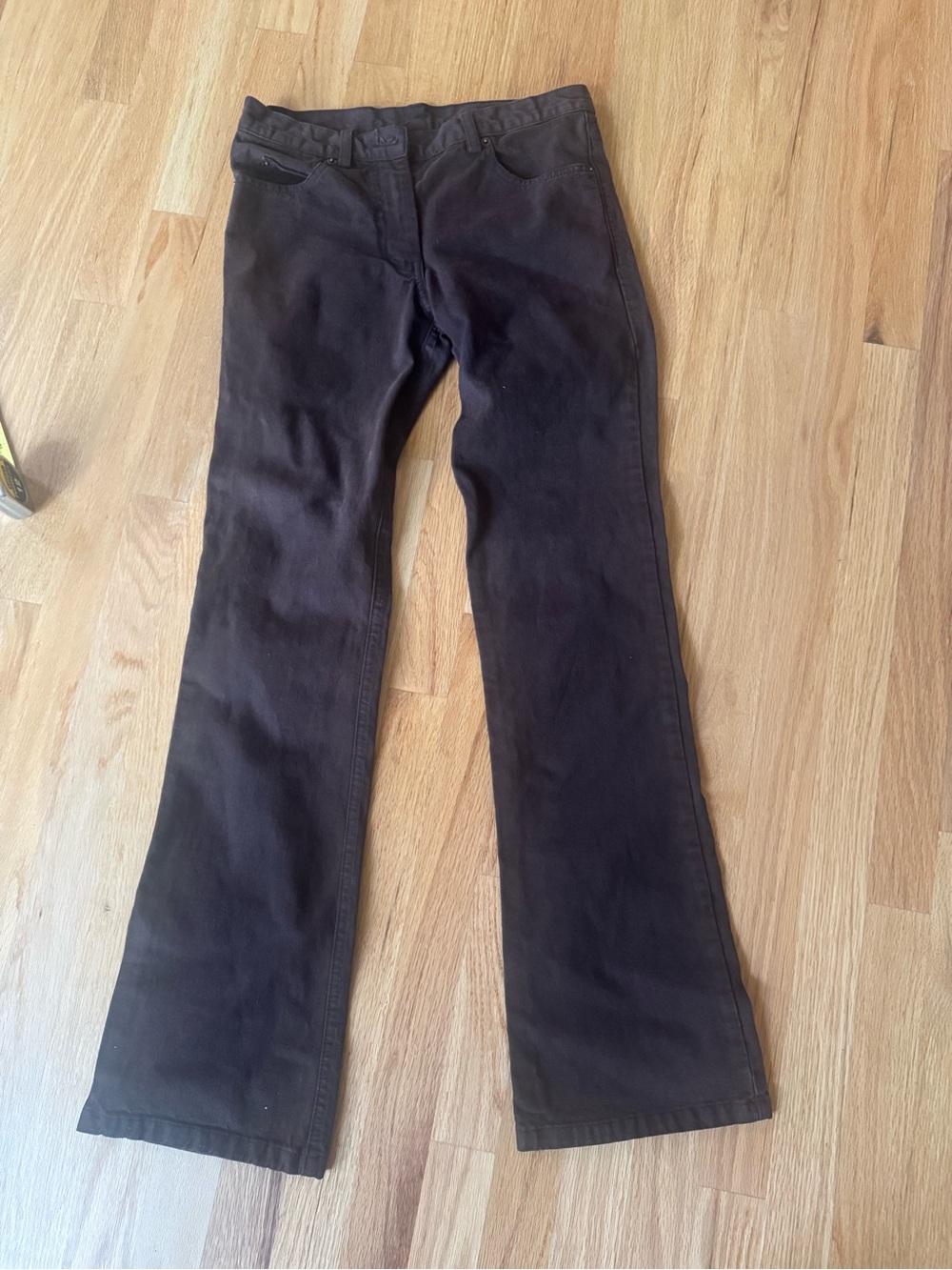 Early 2000s Katayone Adeli K2 Women’s Chocolate brown Bootcut jeans 6